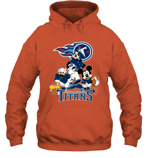 NFL Denver Broncos Mickey Mouse Donald Duck Goofy Football Shirt Long Sleeve  T-Shirt