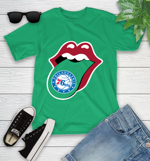Philadelphia 76ers NBA Basketball Lips I Root For My Team Adoring Fan 108
