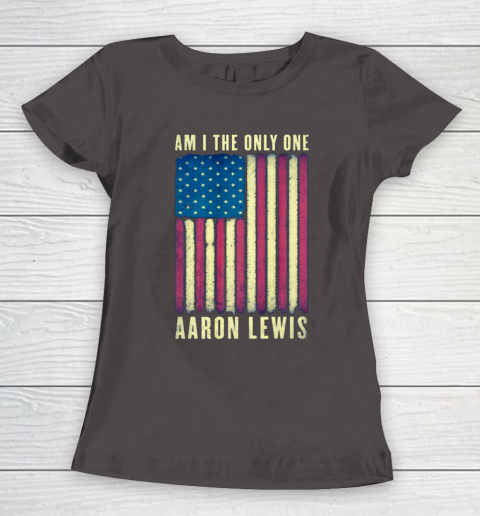 Aaron Lewis Am I The Only One America Flag Women's T-Shirt 7