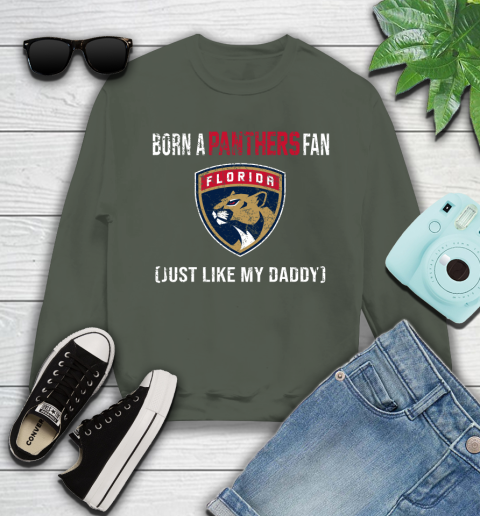 NHL Florida Panthers Hockey Loyal Fan Just Like My Daddy Shirt Youth Sweatshirt 8 NHL Florida Panthers Hockey Loyal Fan Just Like My Daddy Shirt Youth Sweatshirt - Image 8