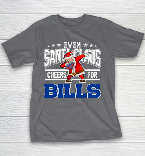 Buffalo Bills Even Santa Claus Cheers For Christmas NFL Youth T-Shirt 5