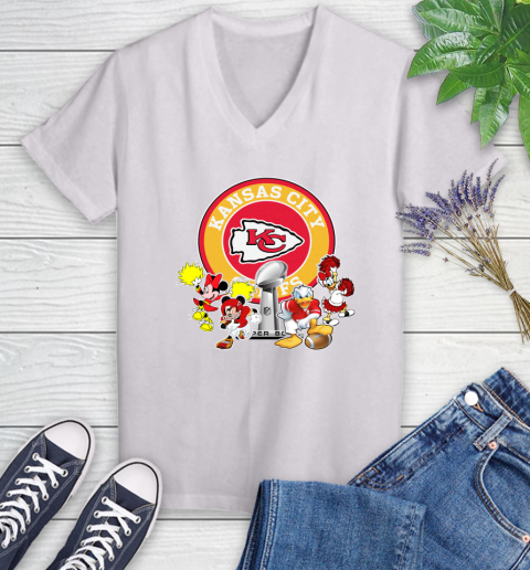 Kansas City Chiefs super bowl 2019 2020 mickey mouse minnie mouse donald duck daisy duck football shirt 78