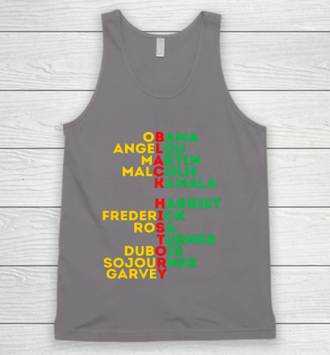 Black History Month Dream Like Leaders African American Love Tank Top 6