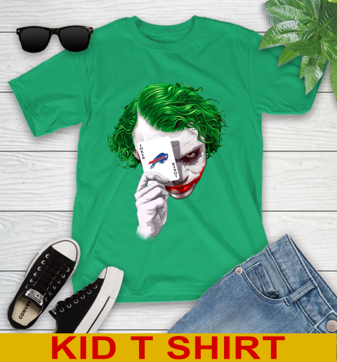 Buffalo Bills NFL Football Joker Card Shirt Youth T-Shirt 7