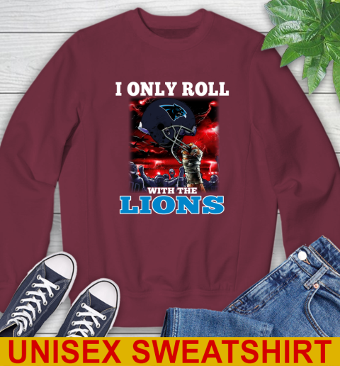 Carolina Panthers NFL Football I Only Roll With My Team Sports Sweatshirt 6