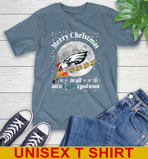 Philadelphia Eagles Merry Christmas To All And To Eagles A Good Season NFL Football Sports T-Shirt 8