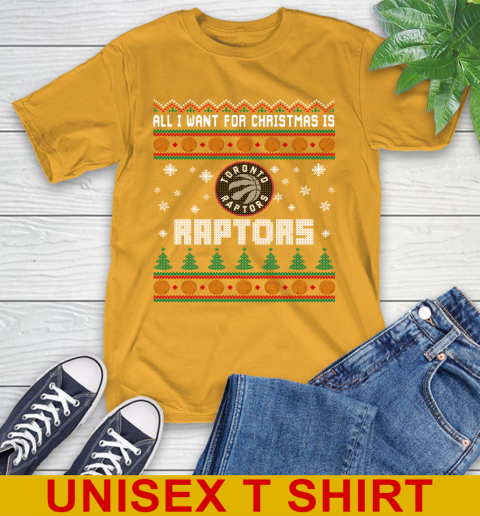 NBA Basketball All I Want For Christmas Is Toronto Raptors 2