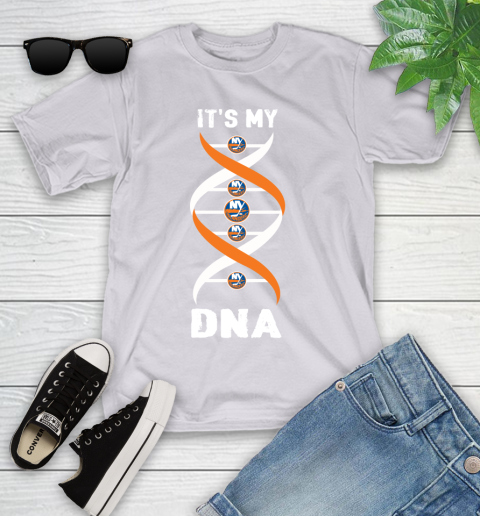 New York Islanders NHL Hockey It's My DNA Sports Youth T-Shirt 4