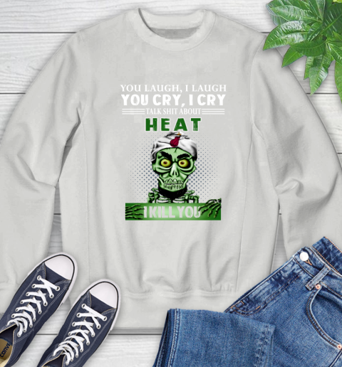 NBA Talk Shit About Miami Heat I Kill You Achmed The Dead Terrorist Jeffrey Dunham Basketball Sweatshirt 5