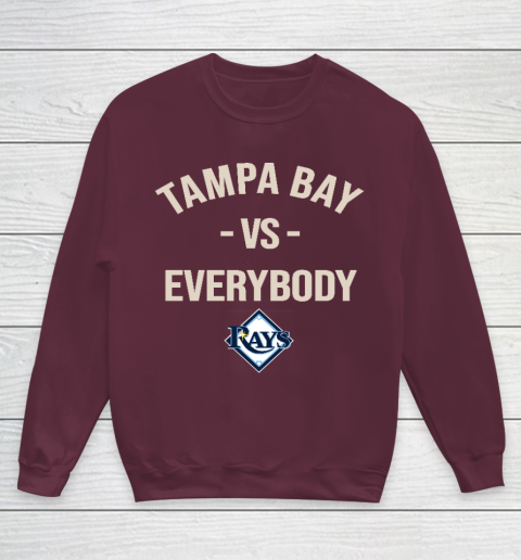 Tampa Bay Rays Vs Everybody Youth Sweatshirt 4
