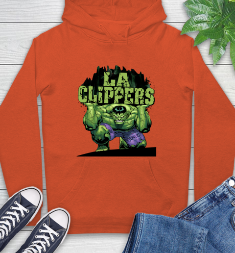 LA Clippers NBA Basketball Incredible Hulk Marvel Avengers Sports Hoodie 5