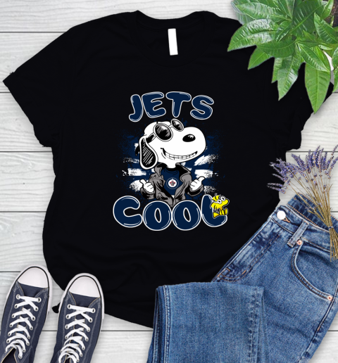 NHL Hockey Winnipeg Jets Cool Snoopy Shirt Women's T-Shirt