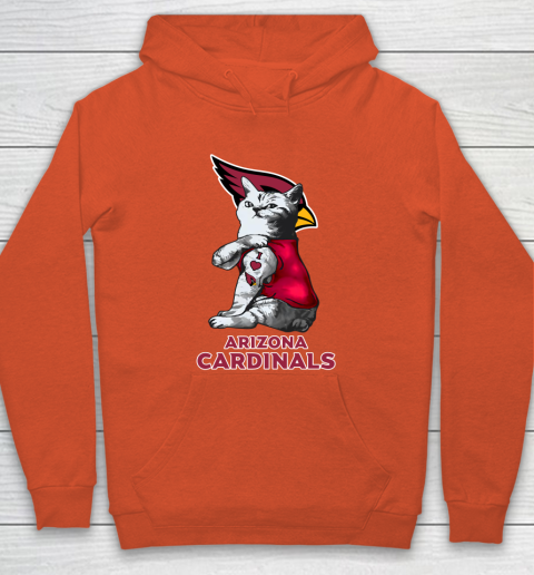 NFL Football My Cat Loves Arizona Cardinals Hoodie 3