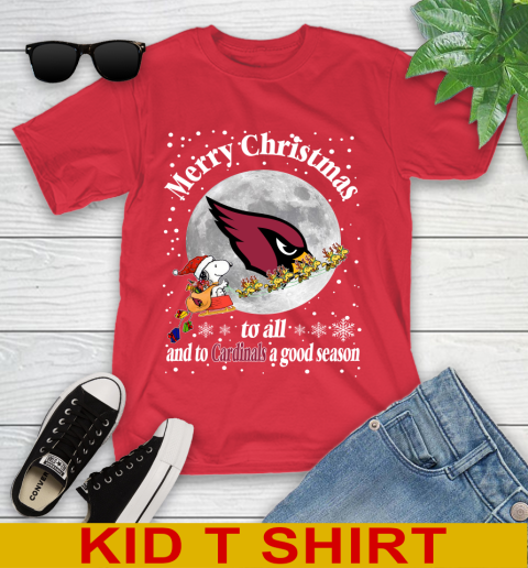 Arizona Cardinals Merry Christmas To All And To Cardinals A Good Season NFL Football Sports Youth T-Shirt 11