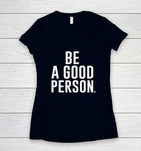 Jasson Domínguez Be A Good Person Women's V-Neck T-Shirt 2