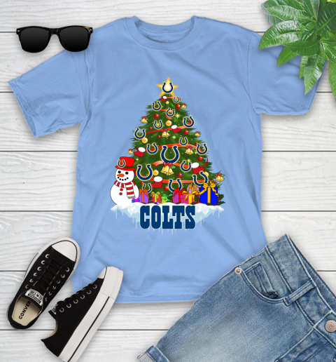 Indianapolis Colts Merry Christmas NFL Football Sports Youth T-Shirt 11