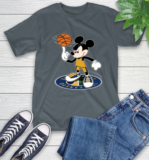 NBA Basketball Utah Jazz Cheerful Mickey Disney Shirt T-Shirt 7