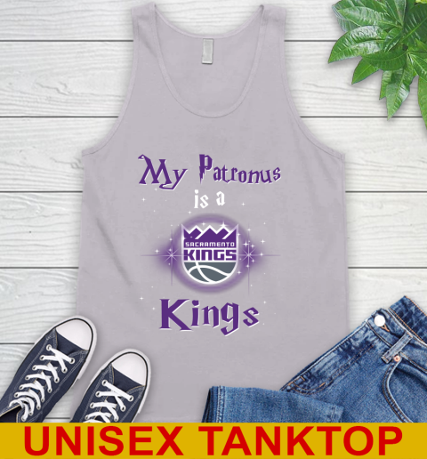 NBA Basketball Harry Potter My Patronus Is A Sacramento Kings Tank Top 3