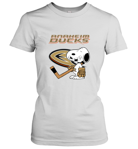 Anaheim Ducks Ice Hockey Broken Teeth Snoopy NHL Women's T-Shirt