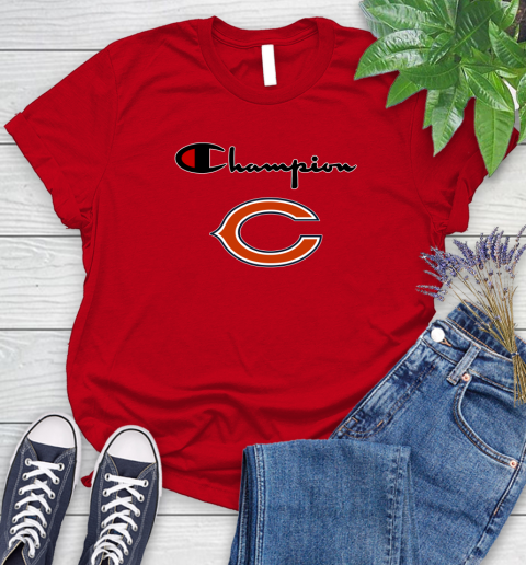 NFL Football Chicago Bears Champion Shirt Women's T-Shirt 9