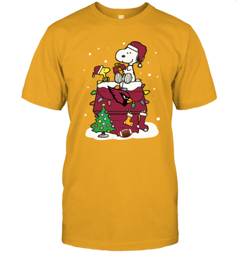 wrxs a happy christmas with arizona cardinals snoopy jersey t shirt 60 front gold