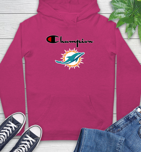 NFL Football Miami Dolphins Champion Shirt Hoodie 7