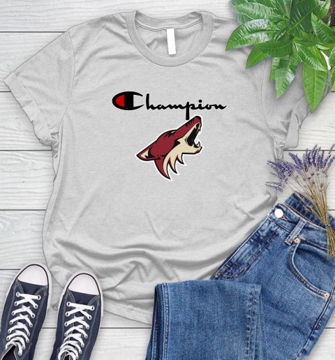 NHL Hockey Arizona Coyotes Champion Shirt Women's T-Shirt