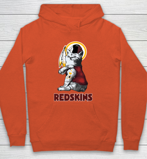 NFL Football My Cat Loves Washington Redskins Hoodie 3