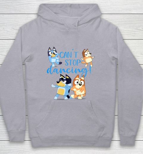Bluey Dad Cant Stop Dancing For Father Day Youth Hoodie 5