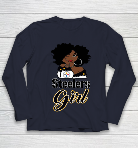 Pittsburgh Steelers Girl NFL Youth Long Sleeve 3