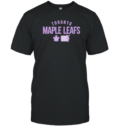 Toronto Maple Leafs Richmond Resilient Hockey Fights Cancer T-Shirt