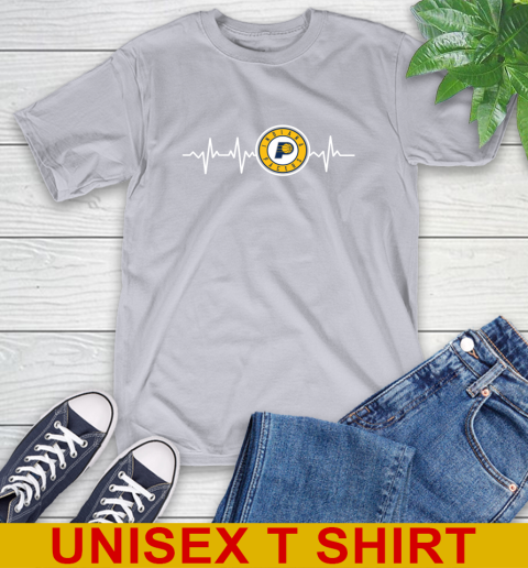 Indiana Pacers NBA Basketball Heart Beat Shirt T-Shirt 5