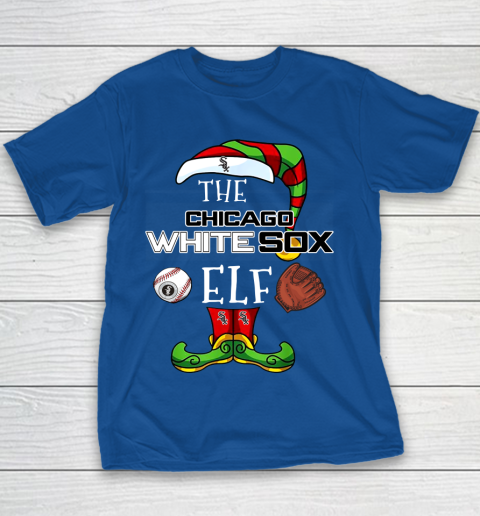Chicago White Sox Christmas ELF Funny MLB Youth T-Shirt 6
