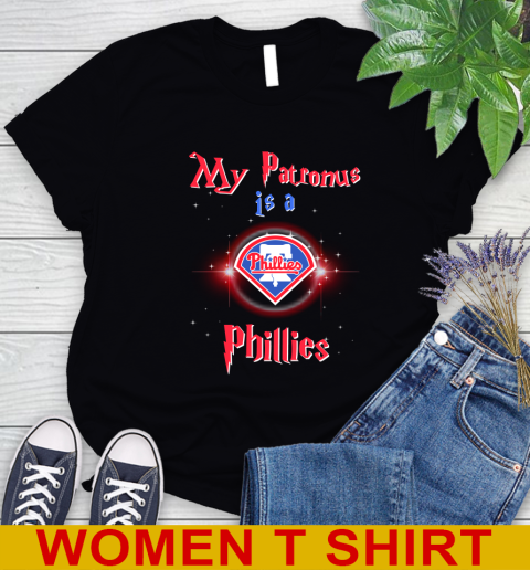 MLB Baseball Harry Potter My Patronus Is A Philadelphia Phillies Women's T-Shirt