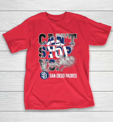 MLB San Diego Padres Baseball Can't Stop Vs Padres T-Shirt 9