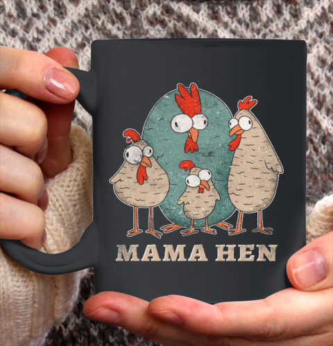 Mama hen Chicken Farmer Ceramic Mug 11oz