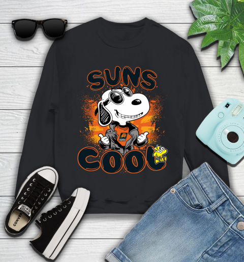 NBA Basketball Phoenix Suns Cool Snoopy Shirt Youth Sweatshirt