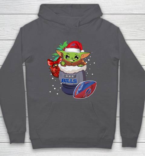 Buffalo Bills Christmas Baby Yoda Star Wars Funny Happy NFL Hoodie 7