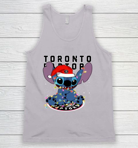 Toronto Raptors NBA noel stitch Basketball Christmas Tank Top 2