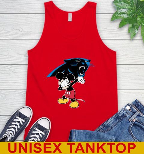 Carolina Panthers NFL Football Dabbing Mickey Disney Sports Tank Top 6