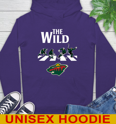 NHL Hockey Minnesota Wild The Beatles Rock Band Shirt Hoodie 5