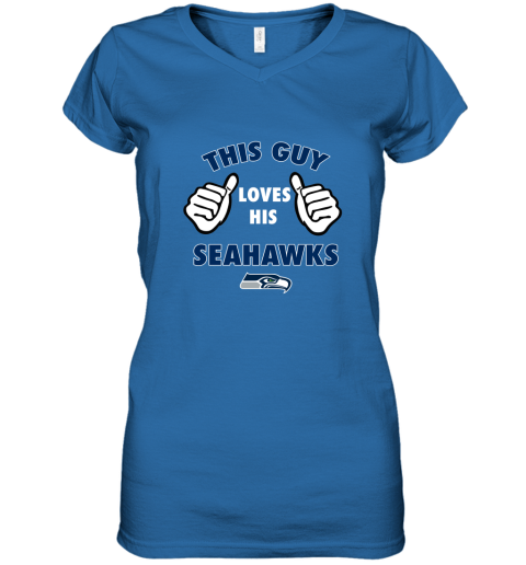 Womens Seahawks V-Neck Tee