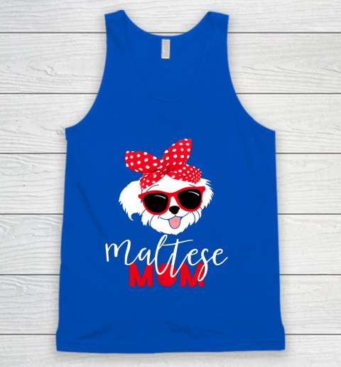 Dog Mom Shirt Dog Lovers T Shirt Maltese Mom Fur Mama Tank Top 4