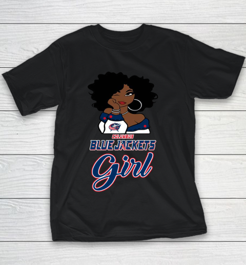 Columbus Blue Jackets Girl NHL Youth T-Shirt 2