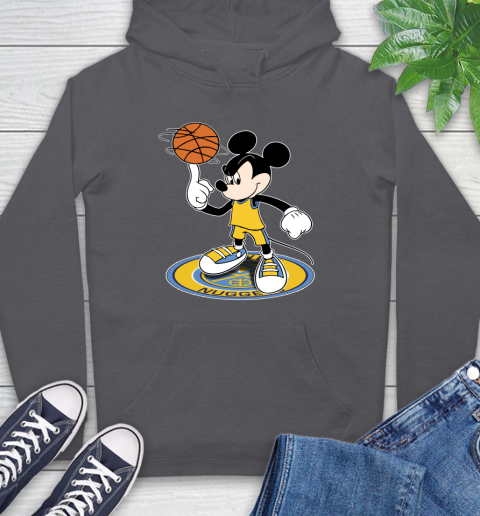 NBA Basketball Denver Nuggets Cheerful Mickey Disney Shirt Hoodie 7