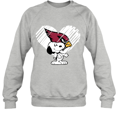 qxmr happy christmas with arizona cardinals snoopy sweatshirt 35 front sport grey