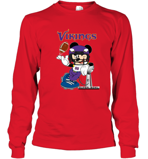 NFL Minnesota Vikings Mickey Mouse Donald Duck Goofy Football Shirt  Sweatshirt