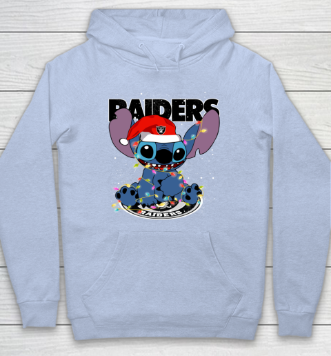 Oakland Raiders NFL Football noel stitch Christmas Hoodie 5