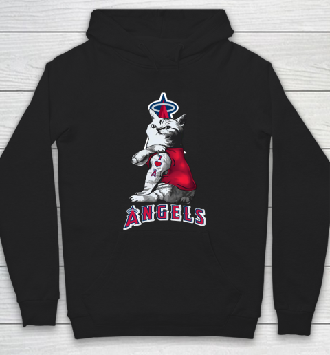 MLB Baseball My Cat Loves Los Angeles Angels Hoodie