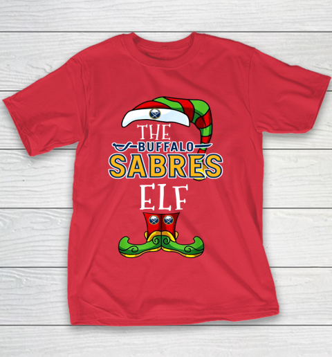 Buffalo Sabres Christmas ELF Funny NHL Youth T-Shirt 7